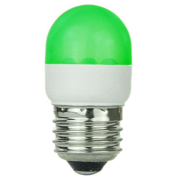Sunlite Sunlite T10/LED/1WW T10 Tubular Indicator, Medium Base Bulb, Green, PK10 80252-SU - main